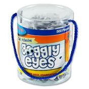 Crafty Bitz 500 Self Adhesive  Goggly Eyes - 15mm image