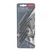 Derwent - Blister 6 Pack - Compressed Charcoal Sticks image