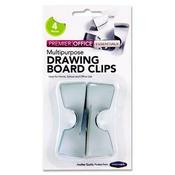 Premier Office Card 4 Drawing Board Clips image