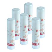 5 Star Office Glue Stick Large 40g Pack 6 image