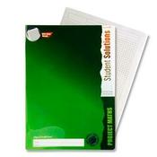 Student Solutions A4 120 Page 5mm Squares Durable Cover Project Math image