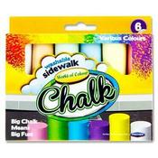 World Of Colour Sidewalk Chalk Washable Packed 6 image
