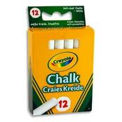 Crayola White Chalk Packed 12 image