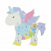 Puzzle Number Unicorn image
