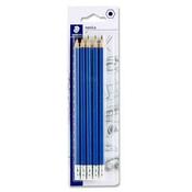 Staedtler Norica Card -  5 Rubber Tipped HB Pencils image