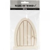 Fairy Door 10x13x0.5cm 1pc plywood image