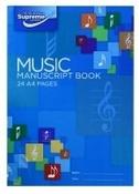 Supreme- Music Manuscript Book A4 24 Page image