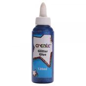Create Glitter Glue 120ml Blue image