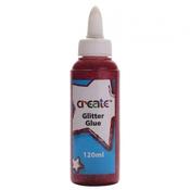 Create Glitter Glue 120ml Cerise image