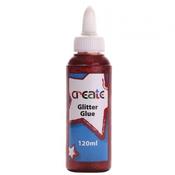 Create Glitter Glue 120ml Red image