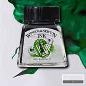 Winsor &amp; Newton Emerald Green Drawing Ink - 14ml image