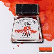 Winsor &amp; Newton Vermillion Drawing Ink - 14ml image