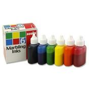 Scola Marbling Ink  25ml Assorted Box 6 image