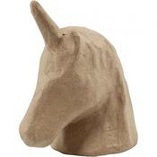 Create Craft  Paper Mache Unicorn Head 18.5 x 10cm image