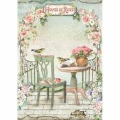 Stamperia A4 Rice Paper Gazebo