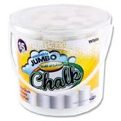 World Of Colour Bucket 15 Jumbo Sidewalk Chalk White image