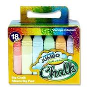 World Of Colour Box 18 Jumbo Chalk Coloured image
