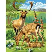 Woodland Animals Twin Pack - Medium Paint By Numbers image