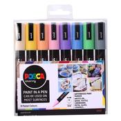 Posca PC-5M Medium Bullet Tip Wallet 8 Pastel Colours image