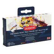 Derwent Inktense Paint 12 Pan Palette #01.
Contains the unique Inktense formulation found in their pencil and block ranges image