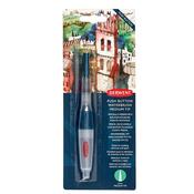 Derwent Push Button Waterbrush Medium Tip.
Perfect for building textures and layers.