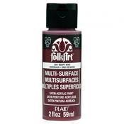 PLAID Folk Art Multi-Surface Berry Wine Satin Acrylic Paint 59ml image