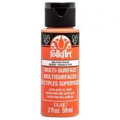 PLAID Folk Art Multi-Surface Pure Orange  Satin Acrylic Paint 59ml image