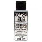 PLAID Folk Art Multi-Surface Sterling Silver Metallic Acrylic Paint 59ml image
