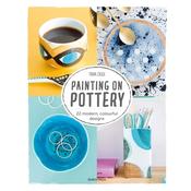Painting on Pottery. Clearly explained techniques to easily transform plain pottery items using paints, shop-bought pottery and domestic oven. image