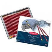 Derwent Pastel Pencils 24 Tin - Pastels are usually about getting your hands dirty. image