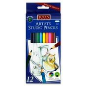 Icon Artists Studio Colouring Pencils Packed 12 image