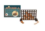 Egmont Small Wooden Connect 4 - The winner is the player who succeeds to make a row of 4 Age 5+ image