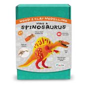 Fiesta Crafts - Make a Spinosaurus - Build the Skeleton. Add air-drying Modelling Clay. Play with your Dino Toy.  Age 5-9