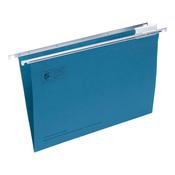 29693X - 5 Star Office Suspension File with Tabs and Inserts 15mm V-base 180gsm Foolscap Blue Pack 50 image