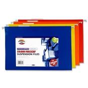 80019 -  Premier Office Foolscap Suspension Files Various Colours. Packed 10 image
