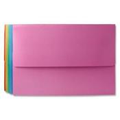 58209 -  Premier Universal 310Gsm Document Wallets Assorted Colours. image