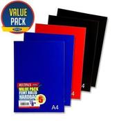 Premier A4 160Pg Hardcover Notebook 3 Asst Bold Packed 5.  62218 image