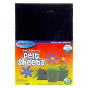 Crafty Bitz -Felt Sheets Self Adhesive Back, Packed 12 - 9"x6" image