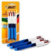 Bic 4 Colour Ballpoint Pens - Grip Packed 3 image