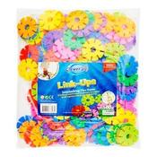 Clever Kids Link-ups Interlock Disc Game  - 135pcs image
