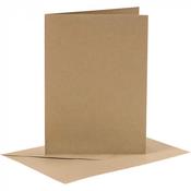 Cards &amp; Envelopes 10.5x15cm 6pk natural image