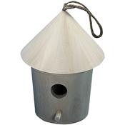 Round Birdhouse With Roof image