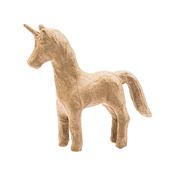 Paper Mache Unicorn Small 12 x 13 cm -  Fsc Recycled image