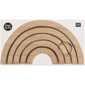 Wooden Rainbow Small - 5 pcs - 12x6x5cm image