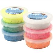 Create Craft - Foam Clay - Asst -assorted Colours -Glitter -6x14 g image