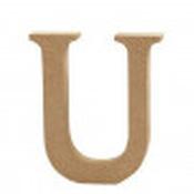 MDF Letter 13cm - U
