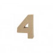 Create Craft Small Number -10cm - 4 -1pc image