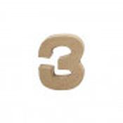 Create Craft Small Number -10cm - 3 -1pc image