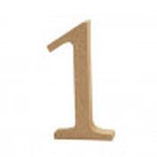 MDF Number 13cm - 1 image