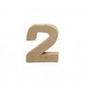 Create Craft Small Number -10cm - 2 -1pc image